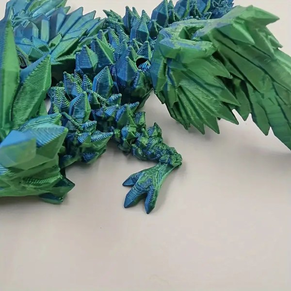 3D- printed flygande drakar leksaker prydnad charmig mode dekorativ modell för pojke flicka kvinnor män Red MINI