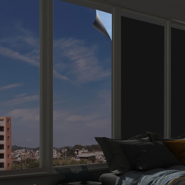 Fönsterfilm Självhäftande reflekterande solfilm Sekretess Fönsterfärgning för hemglasklistermärken Opaque 30x100cm