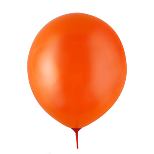 100 st Macaron färgdekorationsballong stor återanvändbar latexballong för bröllopsfödelsedagsfest enfärgad 10 tum Orange