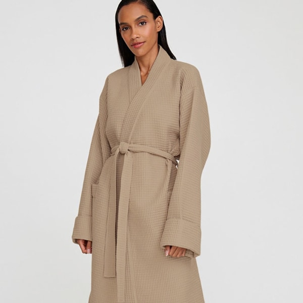 Enkel nattlinne för kvinnor Elegant Bekväm pyjamas för hemmets sovrum Brown L