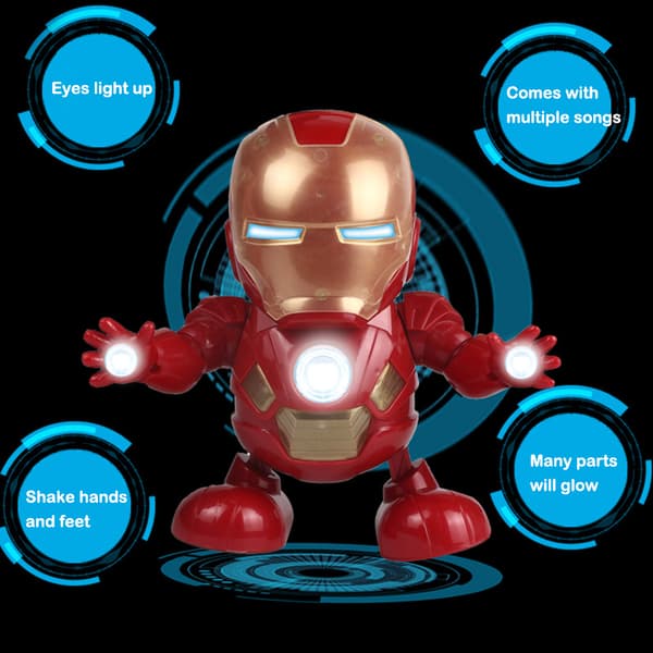 Avenger Electric Dancing Iron Man Robot Spiderman
