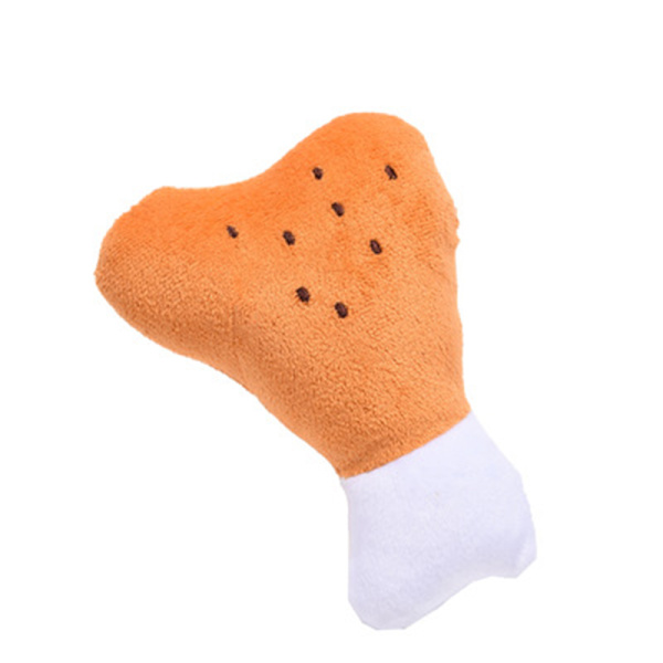 Söt hund Piperleksaker Små hundplyschleksaker Set Fyllda valp Tuggleksaker Husdjurstillbehör för hundar B 3pcs