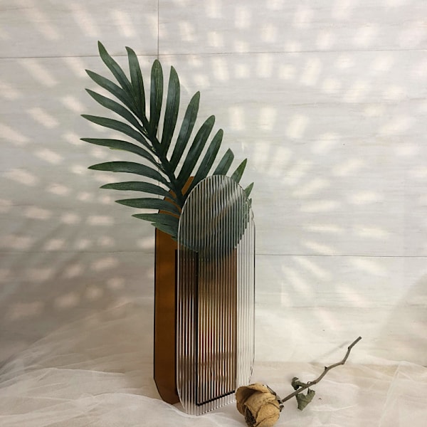 Blomvas färgglad modern samtida design blommig behållare dekoration för hemmakontoret Coffee