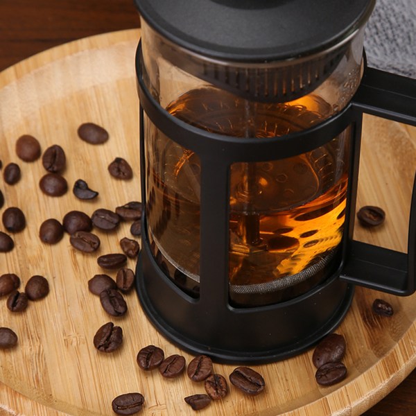 Kaffebryggare i rostfritt stål med filter Värmebeständig rostfri tebryggare för att göra kaffe 800Ml