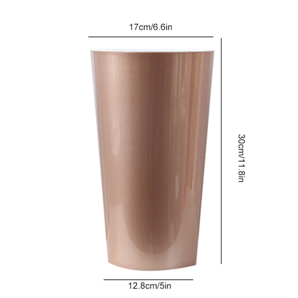 Självbevattnande kruka Violet Pots Lazy Flower Pot Automatisk bevattning Kruka Blomkruka Champagne Gold L
