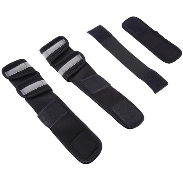 Hundbensskydd för framben, kompressionsbandage, ger extra stöd för hasleden, justerbar, hundvård Black Three Generations L