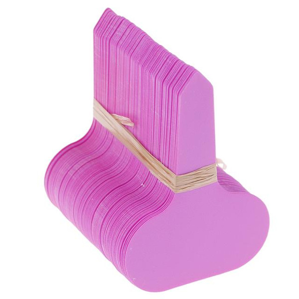 100st Trädgårdsetiketter Växtklassificering Sorteringsskylt Tagg Biljett Plast Skrivskylt Board Plug In Card Colorful K9 Light Yellow