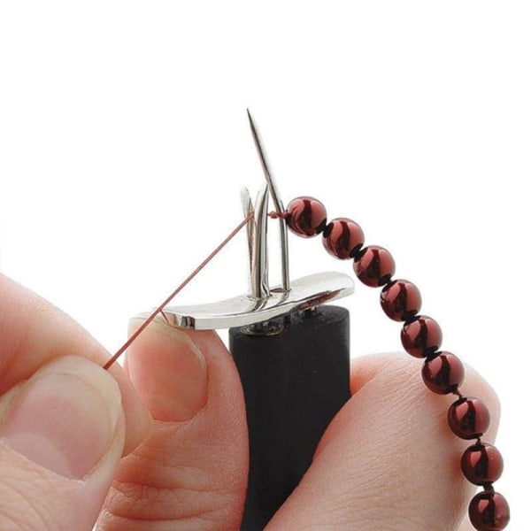 Verktyg för att knyta pärlor Pärlor Smycketillverkningsverktyg Skapa säkra knutar för att snöra pärlor och andra pärlor