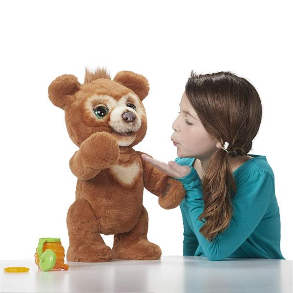 Den Curious Bear Interactive Plyschleksak Bedårande fyllda docka Födelsedagspresent för barn