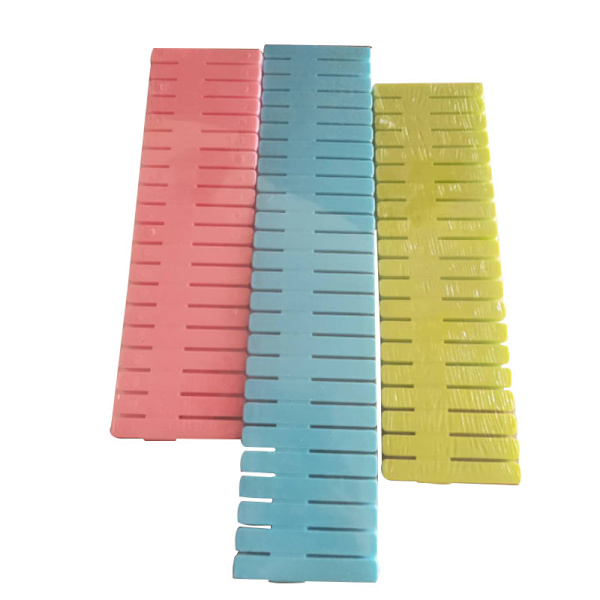 4st DIY Lådavdelare Justerbar organizer för röran Köksbestick Sminkverktyg Strumpor Color Random L