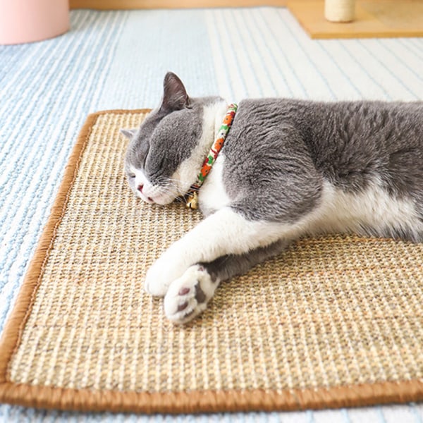 Rectangle Cat Scratching Board Skrapsäker skyddssoffa för liten medelstor katt Bleach 50X80cm