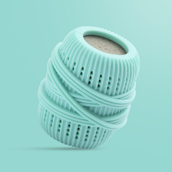 Sköljmedel Ball Dispenser Återanvändbar mjuka kläder Tvättbollar för tvättmaskin 3 Colors
