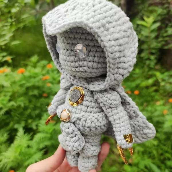 Moon Knight Doll Staty Resin Ornament samlingar för heminredning Moon Knight Doll