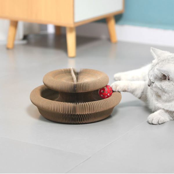 Rolig kattklösbräda i dragspelstil, hopfällbar kattklösbräda, tryckavlastande leksak 1 Pack