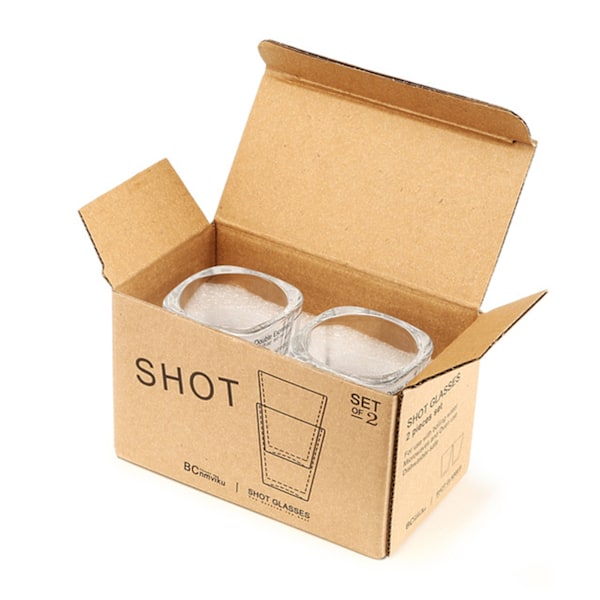 60ml glas fyrkantig kopp uns kopp med våg bakning mått kopp för hem kök 2 Hardcover Cups