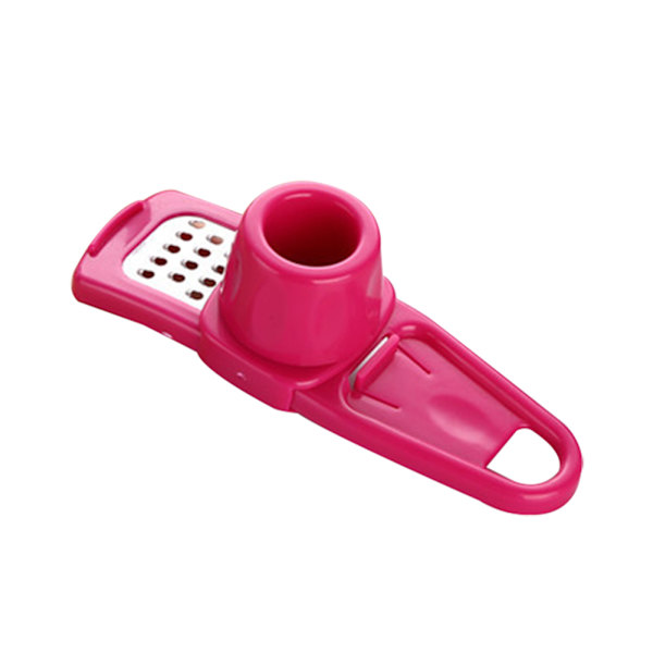 Multipurpose Vitlöksrivjärn Kross Hemma Handgjorda köksredskap Skalare Pensel Ingefära Vitlöksmalning Slicer Red