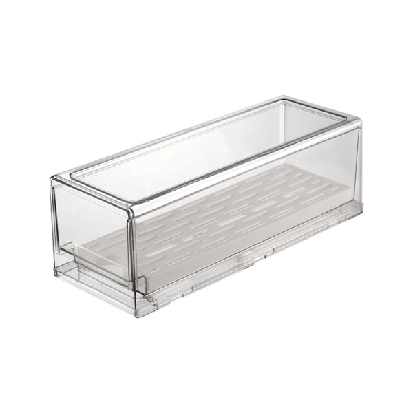 Köksbekvämlighet Transparent Kylskåp Organizer Förvaringslåda Lådtyp För Frysskåp Bänkskivor Small