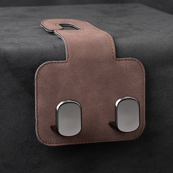 Bilsäten Rygg Dubbelkrok Stabil Automotive Organizer Krok För SUV Lastbil Fordon Black 1pc