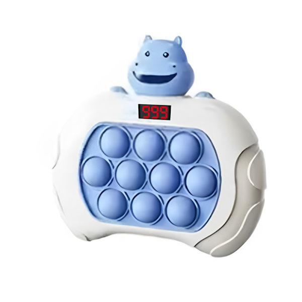 LED-skärm Press-typ Board Toy Drop-resistens Minnesfunktion Leksaksplatta för pojkar Flickor Hippos