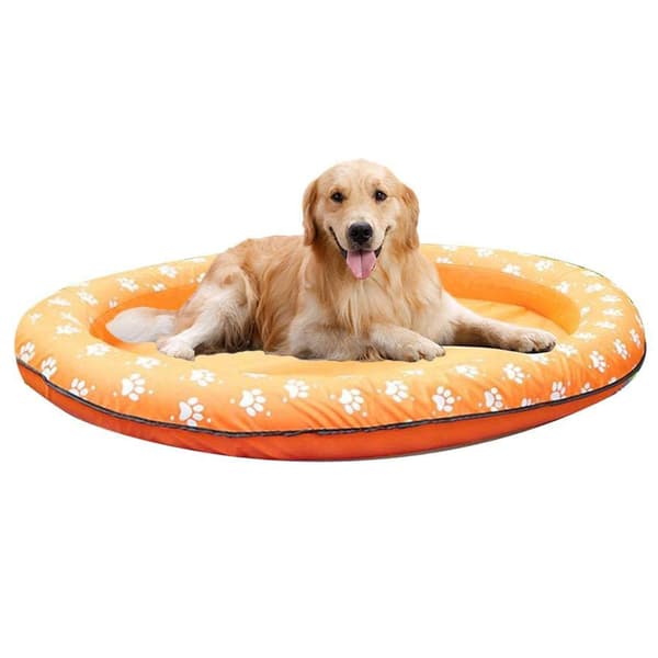 Hundpool Vattenleksaker Flytande flottar Uppblåsbar Pet Pool Float Sommar Gray