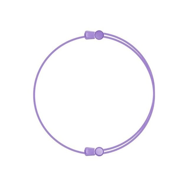 Damkläder Skärbälte Justerbart kläder Krympband för inomhus Purple Oversized