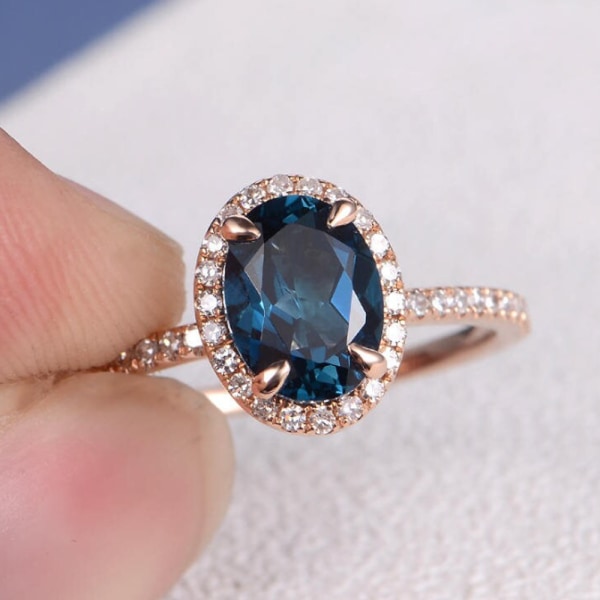 3st glänsande vintage ovala ringar set snygga fingerringar Förlovningsbröllopspresenter 10