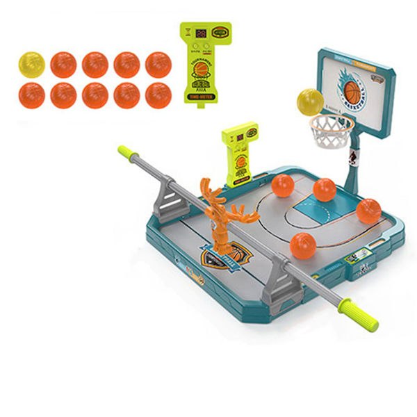 Barnens skrivbordsfingertopp basketleksak förälder-barn interaktivt 2 spelare mini skytte spel festgåva leksak D