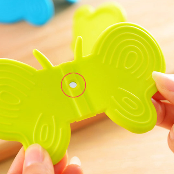 Butterfly Mini Silikonhållare Ugn Mitt Kylskåpsmagneter Värmebeständiga handskar för alla grytlappar till kök Random Color