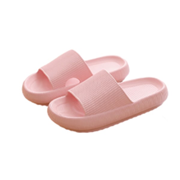 Halkfria tofflor med tjock botten Andas bekväma sandaler för utomhusbruk inomhus Pink 4041