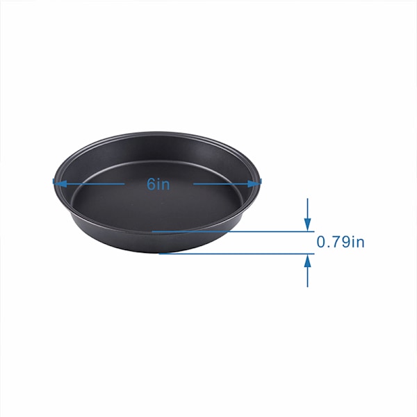6/7/8/9 tum non-stick pizzapanna ugn Bakplåtar Tårtform Mikrovågsugn Form Tallrik Köksredskap 9inches