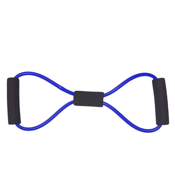 Figur 8 Resistance Band Säker Multifunktionell Lättvikts Bärbar Hållbar Långvarig för träning Muskelträning Red