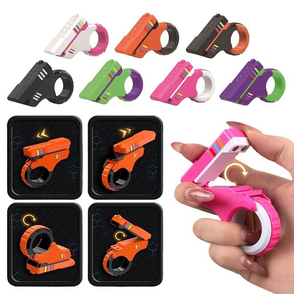 Fidgets Slider Toy - Plast Push Slider Antistress Leksaker Roliga Nyhet 3D-tryckt Sensoriskt Verktyg red