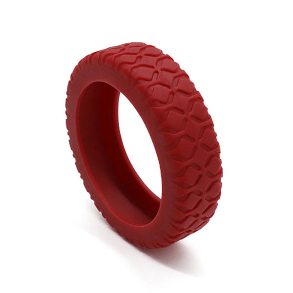 Resväskor Hjulskydd Silikon Tysta Skyddsskydd Bullerreducerande Anti-Scratch Resväskor Hjulskydd Red 1pcs