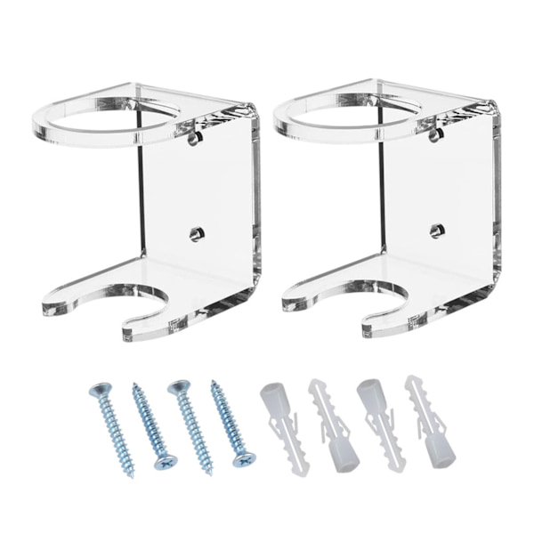 Baseball Förvaringsställ Väggmonterad Softbollhållare Bat Display Stand För Hem Transparent 2 Packs
