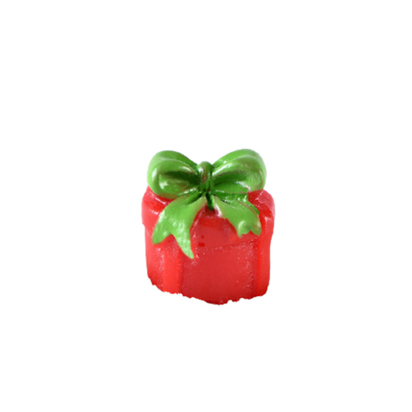 Jultema DIY Mini miniatyrfigur Trädgårdsdeko Jultomten Snögubbe Mikrolandskap för juldekoration 25