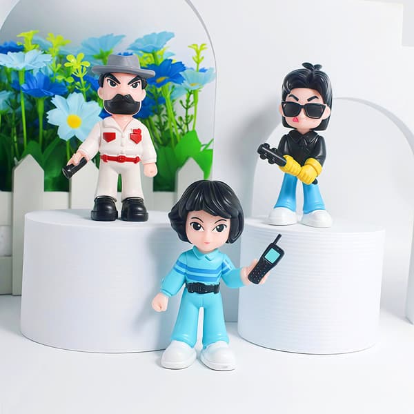 8 Dele Stranger Things Figursæt Samlerobjekt Vinylfigur Gave Til Børn Voksne TV-Fans Model Figur Til Samlere Display 8pcs