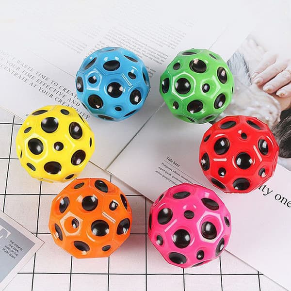 Mini Bärbar högstudsande bollleksak Hög elastisk mjuk dekompression leksakspresenter för vuxna barn 6pcs