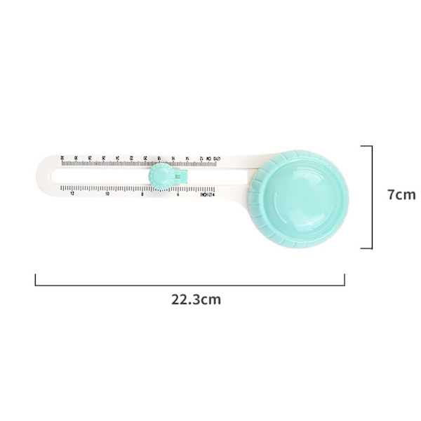 10-32 cm diameter cirkulärt skärverktyg för papperstoppar exakt hantverksskärverktyg för konsthantverk Pink