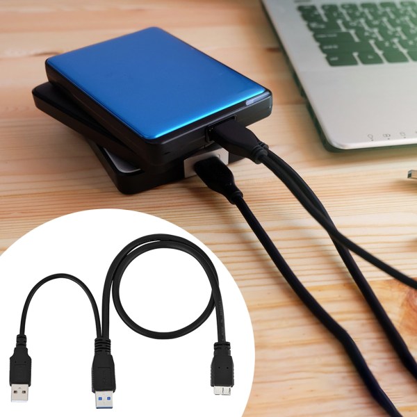 USB3.0 Mobil hårddiskkabel Bärbar stabil överföringssladd för användning av hårddisk 1PCs