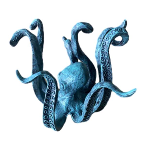 Harts bläckfisk Möbler Ornament Charmig dekorativ modell Födelsedag julklapp Blue
