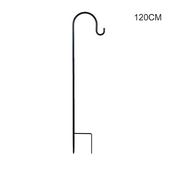 Utomhus enkelkrok med 5-stiftsbas för att hänga fågelmatare växtkorgar Solljuslyktor Multifunktion 120cm