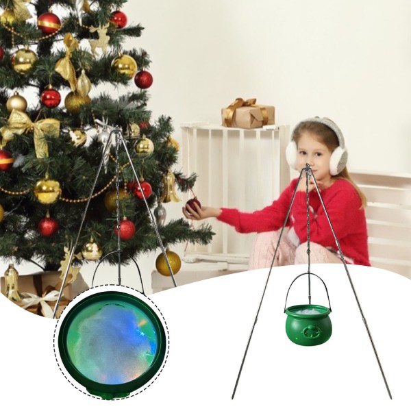 Christmas Witch Style Tripod Enkelt att installera Snygga stativprydnader för vardagsrummet Cotton