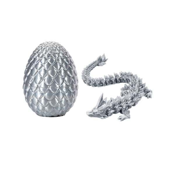 Personlig flexibel drakar set charmig mode dekorativ modell för pojke flicka kvinnor män Silver