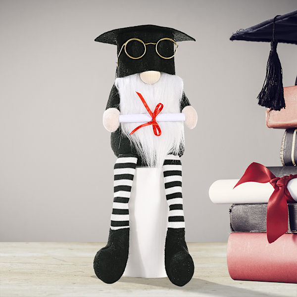 Fönsterdekoration för kontorsdekorationer i sovrummet med examenssäsongen dvärg ansiktslös och kanin Rudolph Doll Female