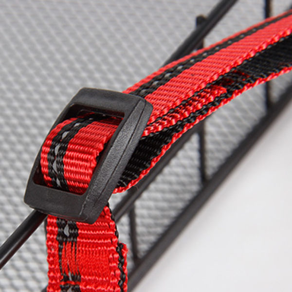 Handsfree husdjurskoppel för promenader löpning Reflekterande justerbart nylon midjebälte hundträning dragrep Red 1.2cm