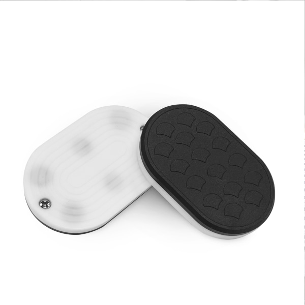 Curved - Groove EDC Fidgets Sliders Personligt tryckkort för stress relief för vardagen Black