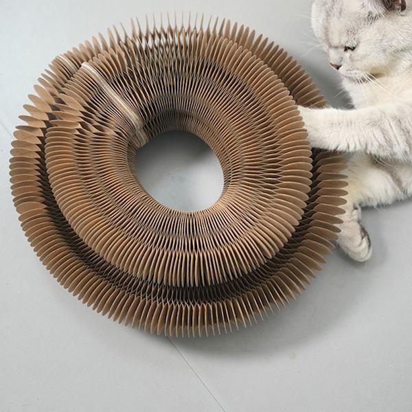 Rolig kattklösbräda i dragspelstil, hopfällbar kattklösbräda, tryckavlastande leksak 1 Pack