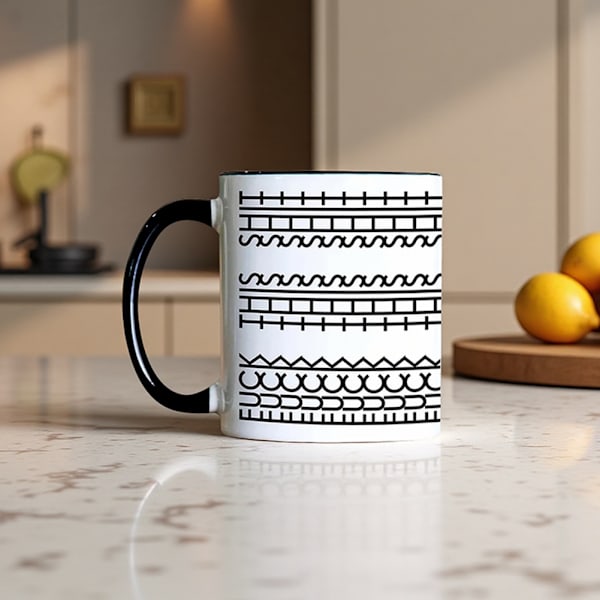 Fu-ck This Sh-it Skjult Besked Kaffekrus Unikt Sjovt Vanvittigt Krus Til Kvinder Mænd Gave Til Arbejde Bedste Venner Purple