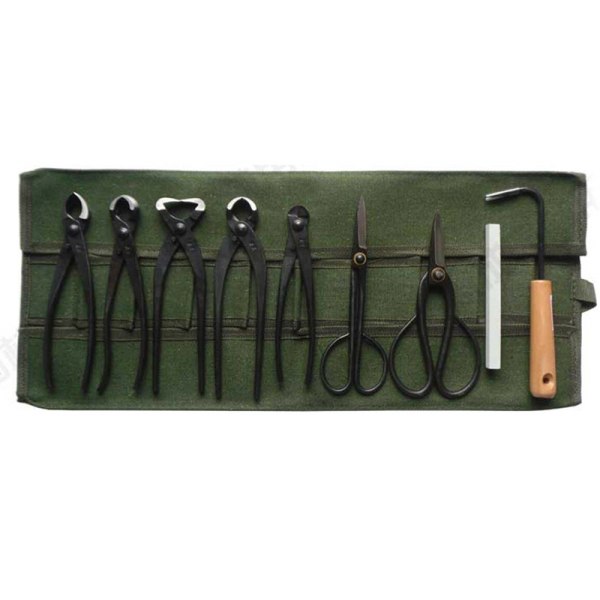 Japansk Bonsai Tools Förvaringspaket Rullväska 600x430MM Canvas Tool Set Case