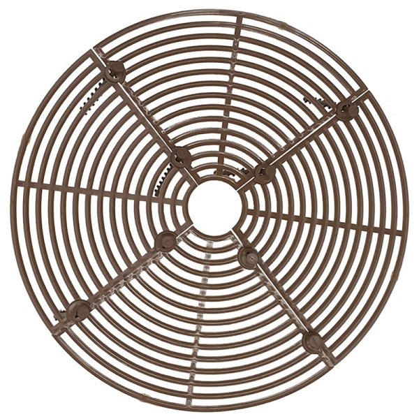 Multifunktionell växtkruka Raster Justerbar Slitstark Blomkruka Cover för trädgårdens innergårdsbalkong Brown 17cm